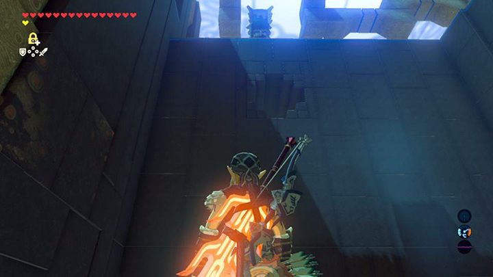 Dostań się do otworu w ścianie - Ridgeland Tower świątynie - Shrines w Zelda: Breath of the Wild - The Legend of Zelda: Breath of the Wild - poradnik do gry