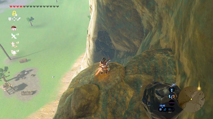 Zniszcz kamienie aby odsłonić wejście - Ridgeland Tower świątynie - Shrines w Zelda: Breath of the Wild - The Legend of Zelda: Breath of the Wild - poradnik do gry