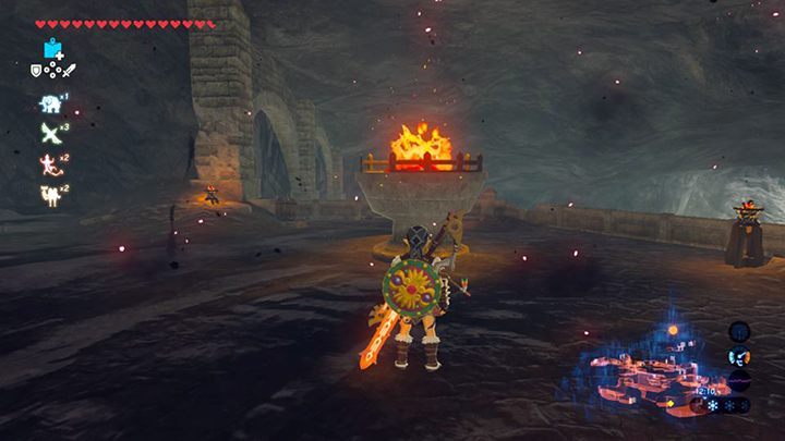 Rozpal ogień - Central Tower świątynie - shrines w Zelda: Breath of the Wild - The Legend of Zelda: Breath of the Wild - poradnik do gry