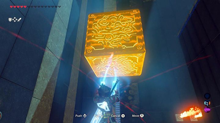 Podnieś blok używając Magnesis Rune - Gerudo Tower Region świątynie - shrines w Zelda Breath of the Wild - The Legend of Zelda: Breath of the Wild - poradnik do gry