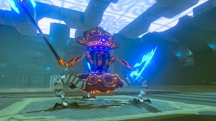 Pokonaj Guardian Scout - Gerudo Tower Region świątynie - shrines w Zelda Breath of the Wild - The Legend of Zelda: Breath of the Wild - poradnik do gry