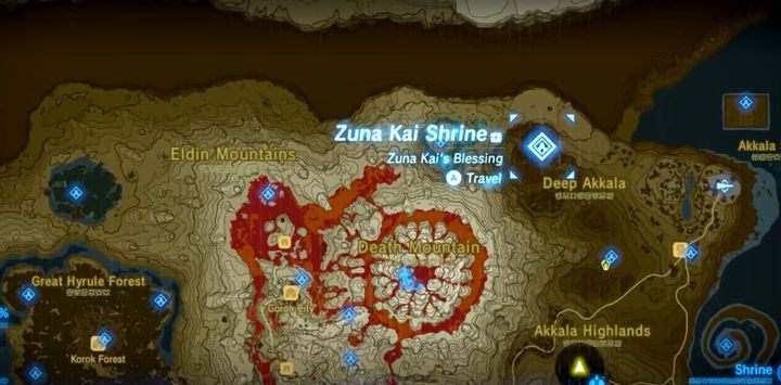 Tutaj na początku znajdziesz Kiltona. - Sklep Kiltona w The Legend of Zelda: Breath of the Wild - The Legend of Zelda: Breath of the Wild - poradnik do gry