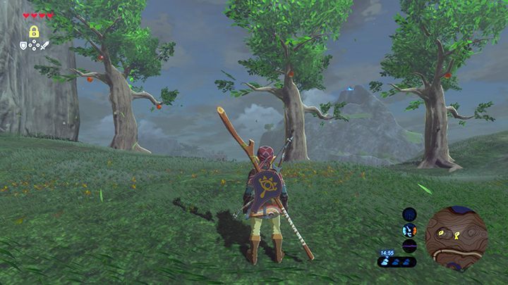 Spraw aby na każdym drzewie jabłka były w tym samym miejscu - Korok Seeds w Dueling Peaks Tower | The Legend of Zelda: Breath of the Wild - The Legend of Zelda: Breath of the Wild - poradnik do gry