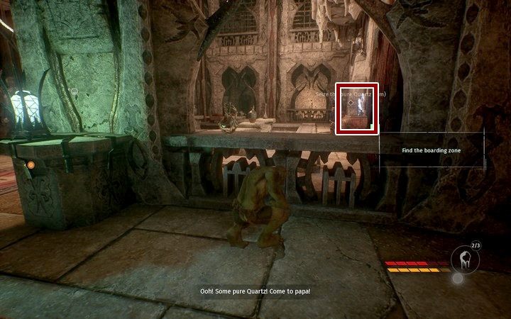 Po otwarciu drzwi laboratorium przejdź na wprost przez mały otwór i drzwiami po lewej - Zabierz kwarc i wyjdź na zewnątrz | Misja 5 - W pułapce | Opis przejścia Styx - Styx: Shards of Darkness - poradnik do gry