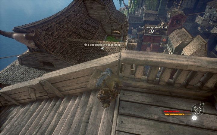 Ciągle możesz zmienić podróż na łódź - Ucieczka statkiem powietrznym | Misja 5 - W pułapce | Opis przejścia Styx - Styx: Shards of Darkness - poradnik do gry