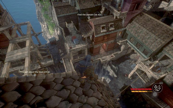 Uwolnij kapitana z więzienia - Ucieczka statkiem powietrznym | Misja 5 - W pułapce | Opis przejścia Styx - Styx: Shards of Darkness - poradnik do gry