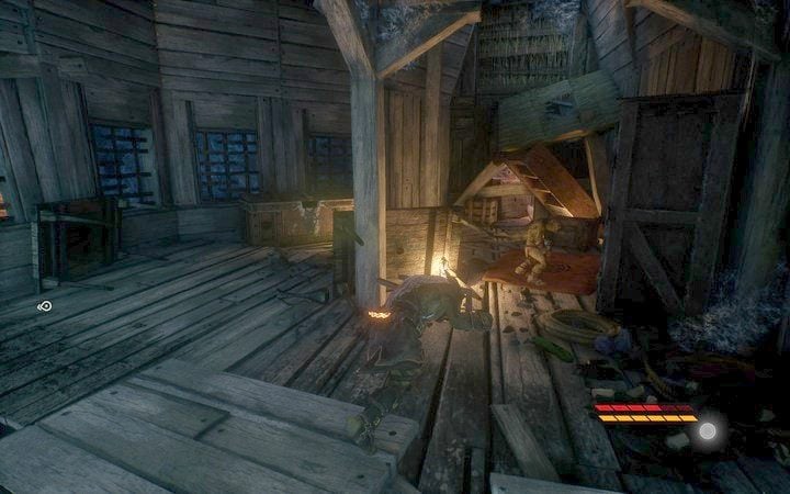 Skorzystaj z małego przejścia pod meblami - Prolog | Misja 1 - Objawienie | Opis przejścia Styx Shards of Darkness - Styx: Shards of Darkness - poradnik do gry