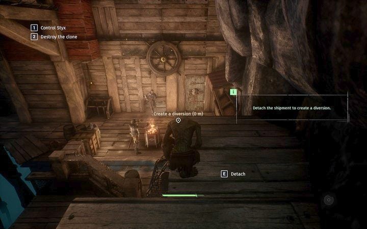 Klon nie potrafi wielu rzeczy: nie może zbierać przedmiotów, aktywować niektórych elementów, atakować - Prolog | Misja 1 - Objawienie | Opis przejścia Styx Shards of Darkness - Styx: Shards of Darkness - poradnik do gry