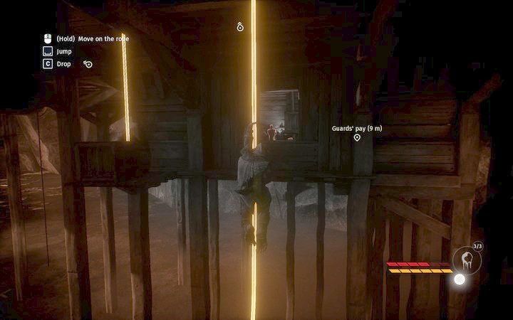 Korzystając z lin dostań się na najniższe piętro budynku - Prolog | Misja 1 - Objawienie | Opis przejścia Styx Shards of Darkness - Styx: Shards of Darkness - poradnik do gry