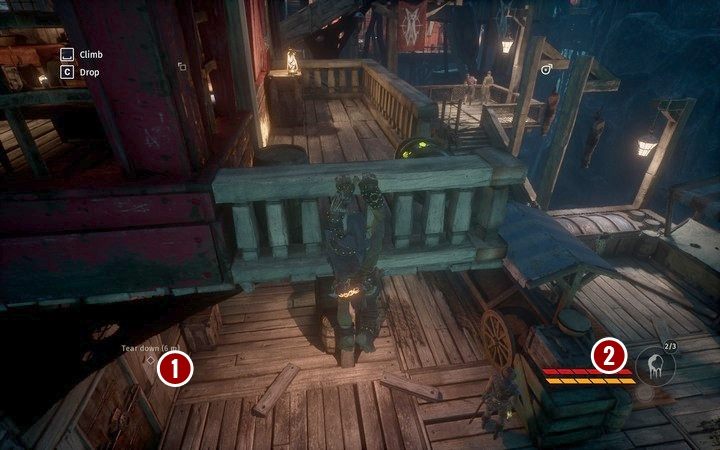 Uważaj na przeciwników, obszar jest mocno rozświetlony - Miasto złodziei | Misja 1 - Objawienie | Opis przejścia Styx Shards of Darkness - Styx: Shards of Darkness - poradnik do gry