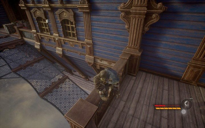 Ponownie wdrapuj się na górę, to jedyna rozsądna droga na najwyższe piętro - Promy dyplomatyczne | Misja 1 - Objawienie | Opis przejścia Styx - Styx: Shards of Darkness - poradnik do gry