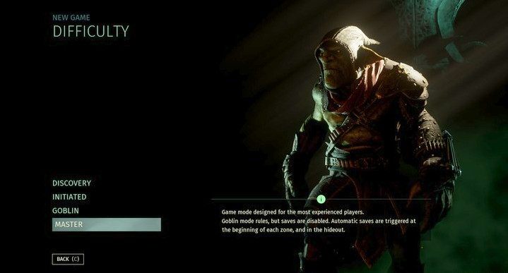 Ekran wyboru poziomów trudności - Poziomy trudności i insygnia | Porady | Styx Shards of Darkness - Styx: Shards of Darkness - poradnik do gry