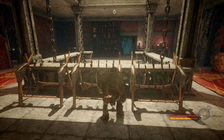 Będąc już w głównym budynku przed drzwiami do rafinerii, możesz zejść niżej, na II poziom (jest tam tylko jeden strażnik) - Zadanie dodatkowe - sztylet | Misja 4 - Co zostało ukryte | Opis przejścia Styx - Styx: Shards of Darkness - poradnik do gry