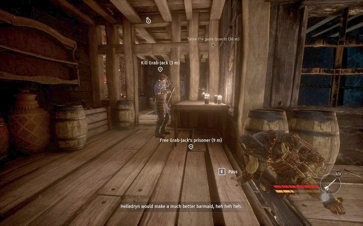 Możesz samodzielnie pozbyć się celu lub zlecić to więźniowi - Zabij Jacka Rączkę i zbierz Kwarc | Misja 6 - Smell of Freedom | Opis przejścia - Styx: Shards of Darkness - poradnik do gry