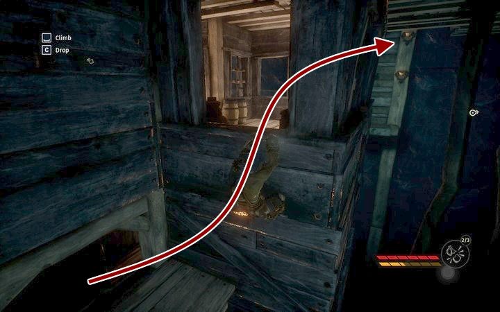 Najłatwiej uciec będzie korzystając z tego samego przejścia - co do zabójstwa Jacka Rączki - Zabij Jacka Rączkę i zbierz Kwarc | Misja 6 - Smell of Freedom | Opis przejścia - Styx: Shards of Darkness - poradnik do gry