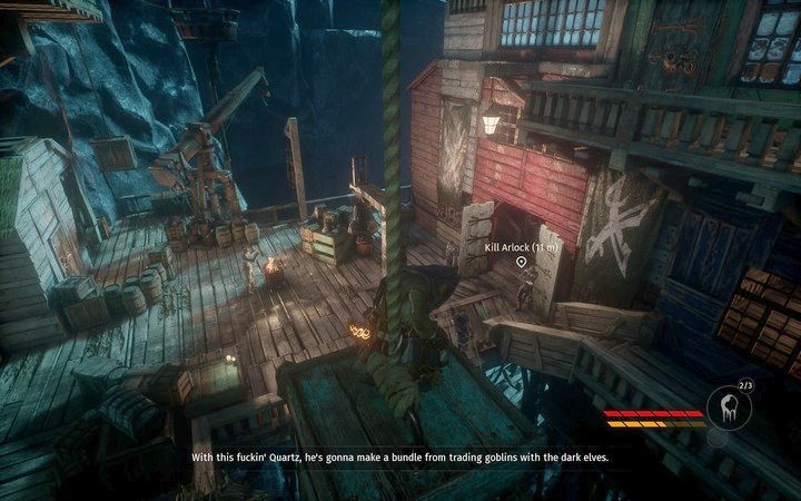 Arlock będzie stał przed bramą do budynku - Zabij Arlocka | Misja 6 - Smell of Freedom | Opis przejścia - Styx: Shards of Darkness - poradnik do gry