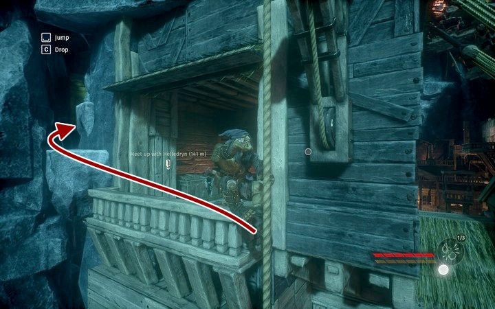 Korzystając ze skał obejdź bramę - Zabij Arlocka | Misja 6 - Smell of Freedom | Opis przejścia - Styx: Shards of Darkness - poradnik do gry