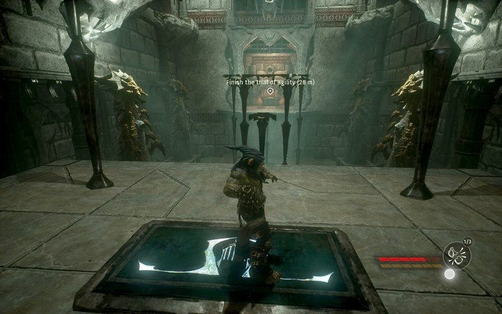 Po naciśnięciu płyty masz niewiele czasu nim wrota się zamkną - Labirynt | Misja 6 - Smell of Freedom | Opis przejścia Styx Shards of Darkness - Styx: Shards of Darkness - poradnik do gry