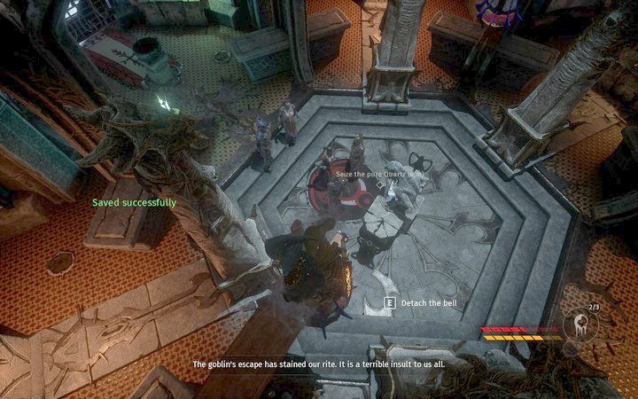 Wejdź oknem do kopuły i zejdź niżej, na belkę z dzwonem alarmowym - stąd podsłuchasz rozmowę - Dotrzyj do kopuły i skradnij klucz | Misja 7 - Manipulation | Opis przejścia - Styx: Shards of Darkness - poradnik do gry