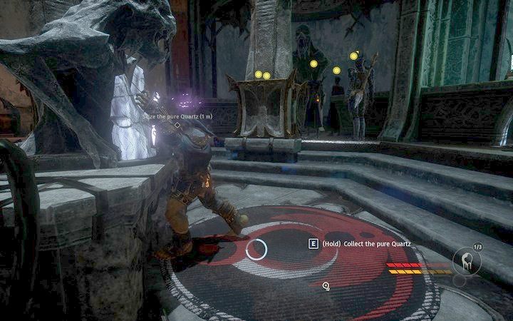Warto zebrać kwarc - wcześniej odwróć uwagę przeciwników - Dotrzyj do kopuły i skradnij klucz | Misja 7 - Manipulation | Opis przejścia - Styx: Shards of Darkness - poradnik do gry