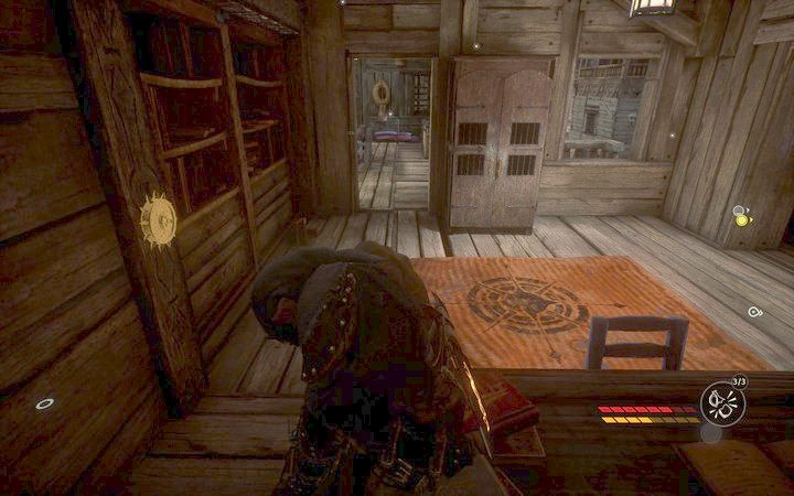 Przełącznik na ścianie otwierający tajny schowek - Pozyskaj bombę | Misja 8 - Sabotaż | Opis przejścia Styx - Styx: Shards of Darkness - poradnik do gry