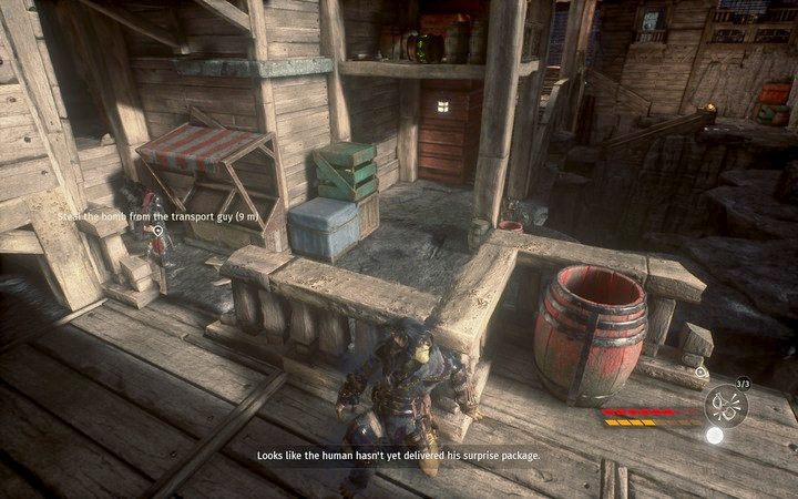 Trzecia bomba przy strażniku - Pozyskaj bombę | Misja 8 - Sabotaż | Opis przejścia Styx - Styx: Shards of Darkness - poradnik do gry