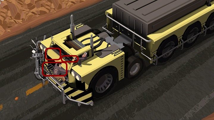 By się uratować, otwórz kratę z przodu ciężarówki - Wykaraskaj się z tarapatów | Rozdział trzeci - Full Throttle Remastered - poradnik do gry