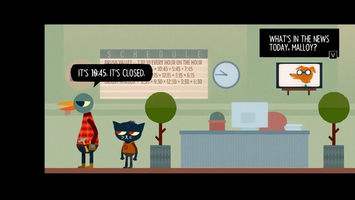 Konserwator nie będzie chciał cię przepuścić. - Night in the Woods: Prolog - opis przejścia - Night in the Woods - poradnik do gry
