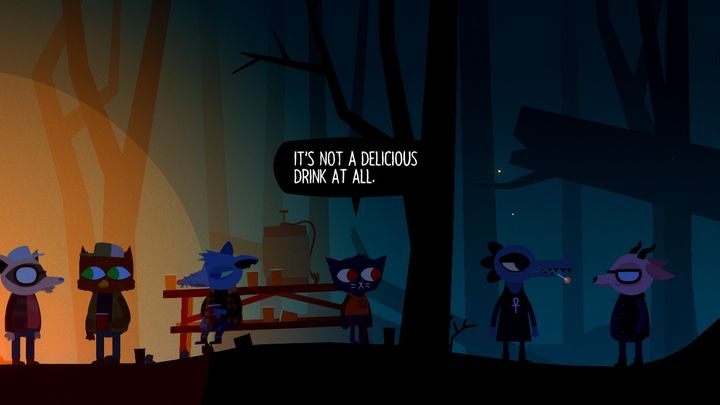 Impreza w lesie. - Night in the Woods: Rozdział 1 - opis przejścia - Night in the Woods - poradnik do gry