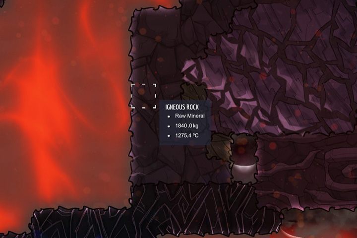 Igneous Rock - skała magmowa - Minerały, skały i metale w Oxygen Not Included - Oxygen Not Included - poradnik do gry