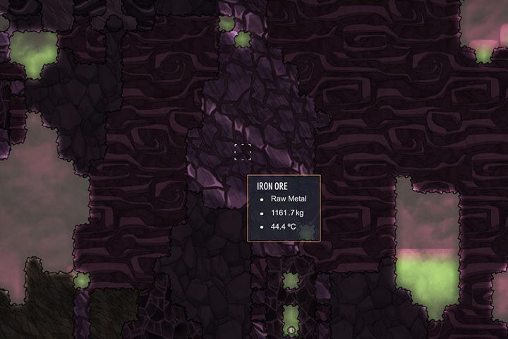 Iron Ore - ruda żelaza - Minerały, skały i metale w Oxygen Not Included - Oxygen Not Included - poradnik do gry