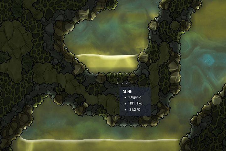 Slime - muł, szlam - Minerały, skały i metale w Oxygen Not Included - Oxygen Not Included - poradnik do gry