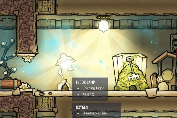 Oświetlenie też ma wpływ na stres - Meble (Furniture) w Oxygen Not Included - Oxygen Not Included - poradnik do gry