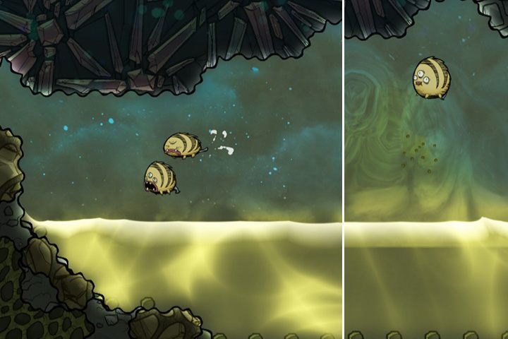 Puft to jedno z mniej spotykanych, nieagresywnych stworzeń - Stworzenia w Oxygen Not Included - Oxygen Not Included - poradnik do gry