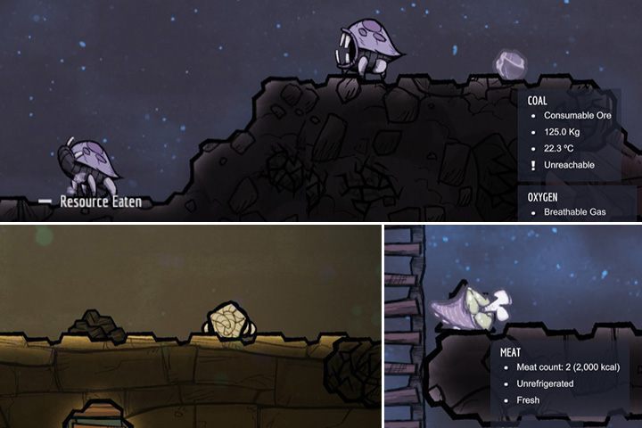 Hatch to nocny osobnik, który wygląda drapieżnie, choć nie jest agresywny - Stworzenia w Oxygen Not Included - Oxygen Not Included - poradnik do gry