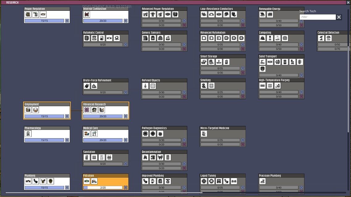 Po odblokowaniu Employment i Advanced Research w drzewku technologii, do menu budowy w oknie Stations znajdziemy dwa nowe budynki - będą to Skill Board i Skill Scrubber, możemy umieścić je w dowolnym miejscu, Skill Board nie zużywa żadnych zasobów, a Skill Scrubber potrzebuje tylko prądu - Umiejętności duplikantów i przydzielanie prac w Oxygen Not Included - Oxygen Not Included - poradnik do gry