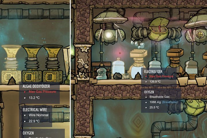 Utrzymywanie odpowiedniego poziomu tlenu jest jednym z najważniejszych czynników w grze - Produkcja tlenu (Oxygen) w Oxygen Not Included - Oxygen Not Included - poradnik do gry