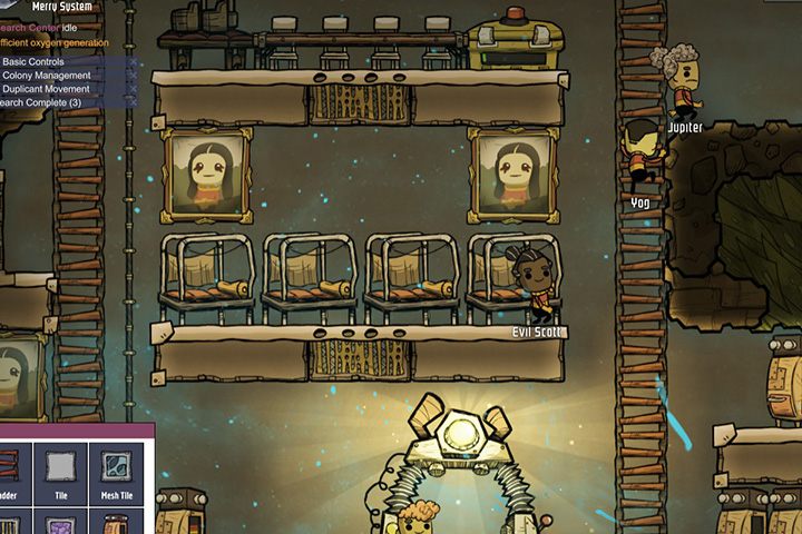 Przestronna zabudowa umożliwia łatwy przepływ tlenu. - Struktura bazy a przepływ gazów w Oxygen Not Included - Oxygen Not Included - poradnik do gry