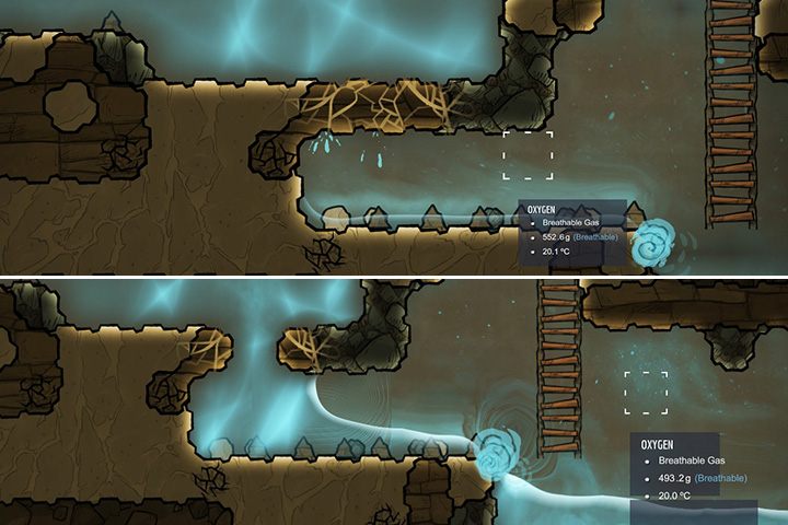 Duże zbiorniki z wodą, mogą skruszyć mury oraz naturalne ściany. - Porady ogólne Oxygen Not Included - Oxygen Not Included - poradnik do gry