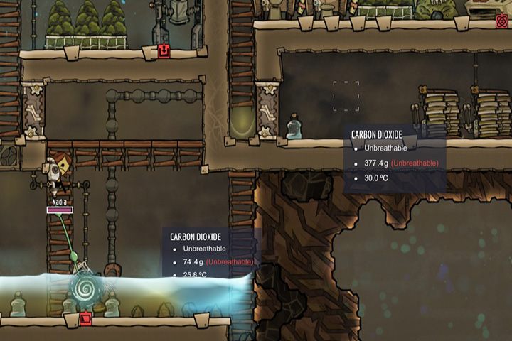 Carbon Dioxide - dwutlenek węgla - Gazy w Oxygen Not Included - Oxygen Not Included - poradnik do gry