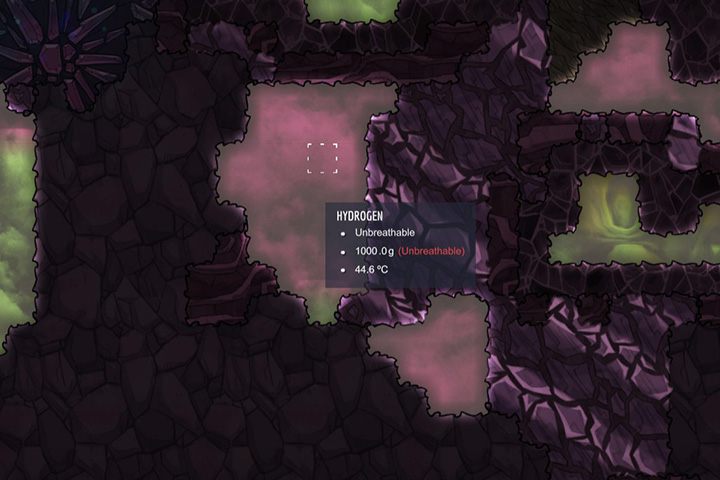Hydrogen - wodór - Gazy w Oxygen Not Included - Oxygen Not Included - poradnik do gry