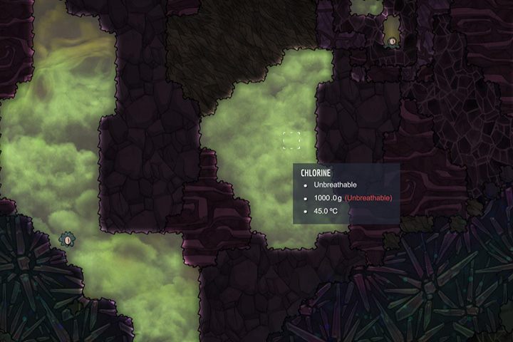 Chlorine - chlor - Gazy w Oxygen Not Included - Oxygen Not Included - poradnik do gry