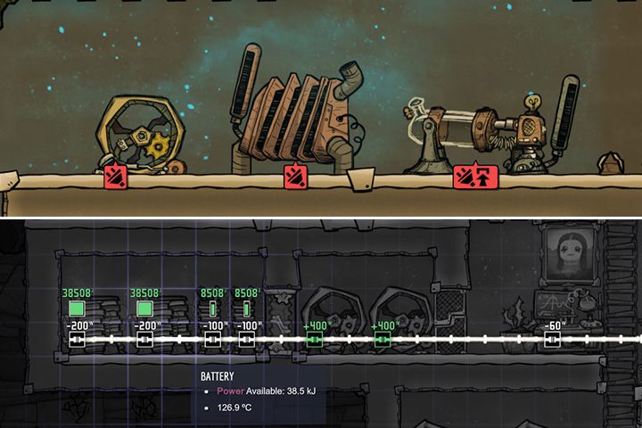 Energia elektryczna szybko staję się bardzo ważnym surowcem w grze, prawie na równi z tlenem i pożywieniem - Energia (Power) w Oxygen Not Included - Oxygen Not Included - poradnik do gry