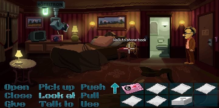 Przygotuj pokój na spotkanie z inwestorami. - Part 3 - The Arrest | Opis przejścia Thimbleweed Park - Thimbleweed Park - poradnik do gry