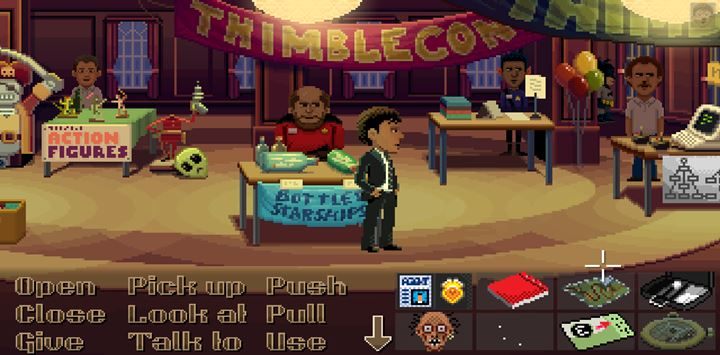 Na konwencie czeka cię wiele interakcji i ważna rozmowa z Brantem. - Part 4 - The Will / Part 5 -The Reading | Opis przejścia Thimbleweed Park - Thimbleweed Park - poradnik do gry