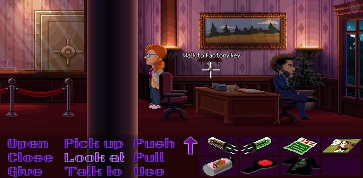 Odwróć uwagę dzwoniąc do bankiera jako Franklin. - Part 6 - The Factory | Opis przejścia Thimbleweed Park - Thimbleweed Park - poradnik do gry