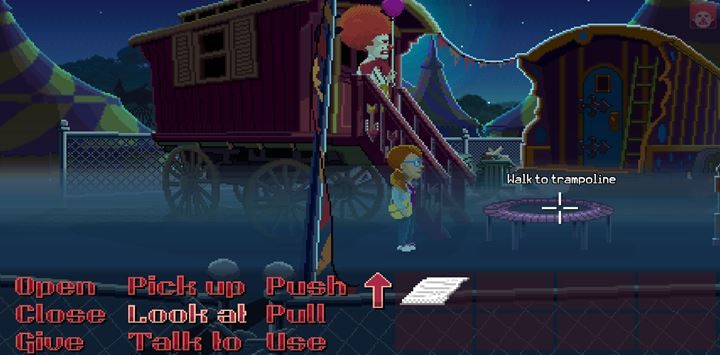 Asekuruj klauna z pomocą Dolores. - Part 6 - The Factory | Opis przejścia Thimbleweed Park - Thimbleweed Park - poradnik do gry