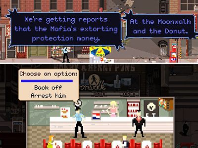 Dzisiaj będą ściągane haracze w Moonwalk i sklepie z pączkami - Tydzień 1 służby - Pierwsze 7 dni w Beat Cop - Beat Cop - poradnik do gry