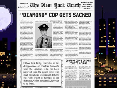 Jeśli coś pójdzie nie tak podczas Twojej 21-dniowej służby, przeczytasz artykuł o zwolnieniu Jacka z pracy po napisie Game Over. - Zakończenia i główny wątek w Beat Cop - Beat Cop - poradnik do gry