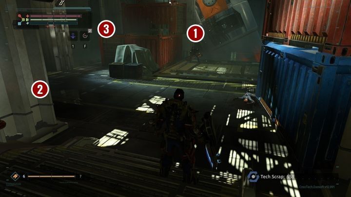 W tej chwili interesuje cię przede wszystkim przeciwnik przed tobą [1] - Centrala Produkcyjna B | Opis przejścia The Surge - The Surge - poradnik do gry